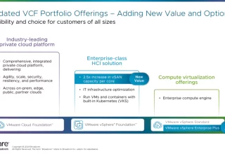 VMware vSphere Standard ve Enterprise Plus Lisansları Geri Dönüyor